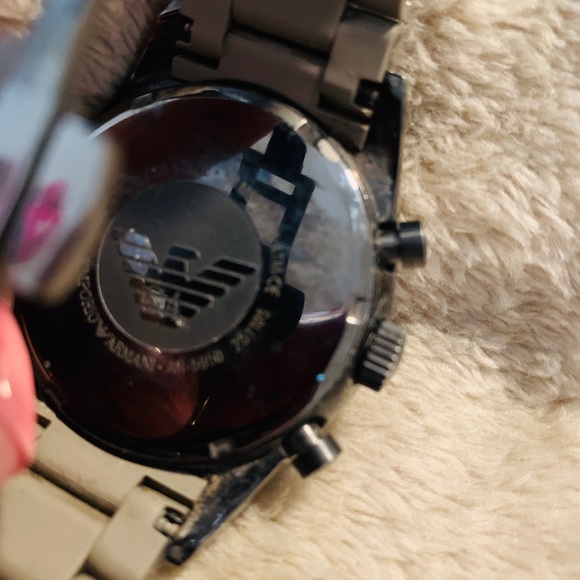 EMPORIO ARMANI Gray & Black Chronograph AR5890 - Picture 4 of 8